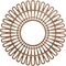 Ekena Millwork Cornelius Wood Fretwork Pierced Ceiling Medallion, Walnut, 38"OD x 14 1/8"ID x 1/4"T CMWP38X0250CRWA - alternate 1